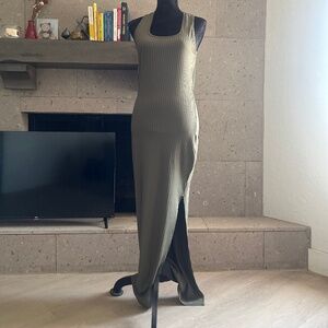 Venus Ribbed Tank Maxi Dress